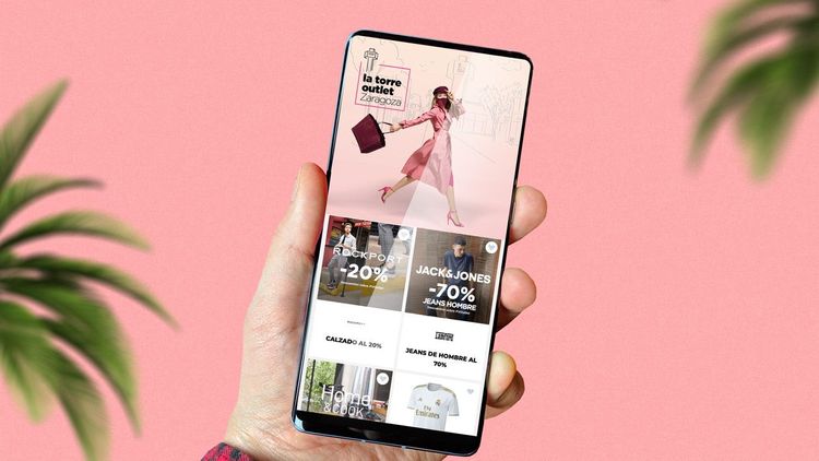 App desarrollada para el centro Comercial La Torre Outlet Zaragoza por Imascono