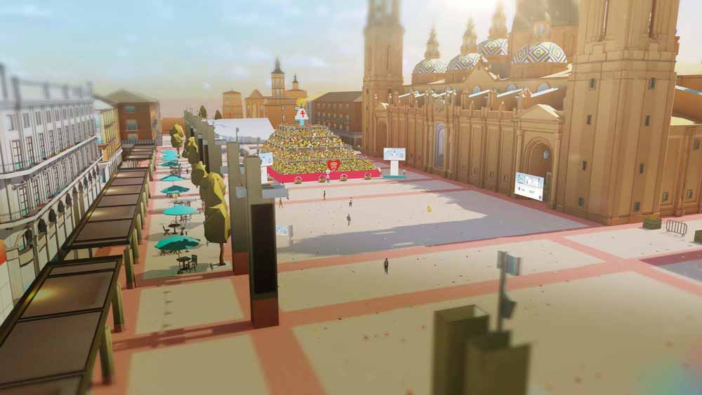 Metaverso con NFTs de la ciudad de Zaragoza Metaverso con NFTs de la ciudad de Zaragoza desarrollado para el Ayuntamiento de Zaragoza por Imascono